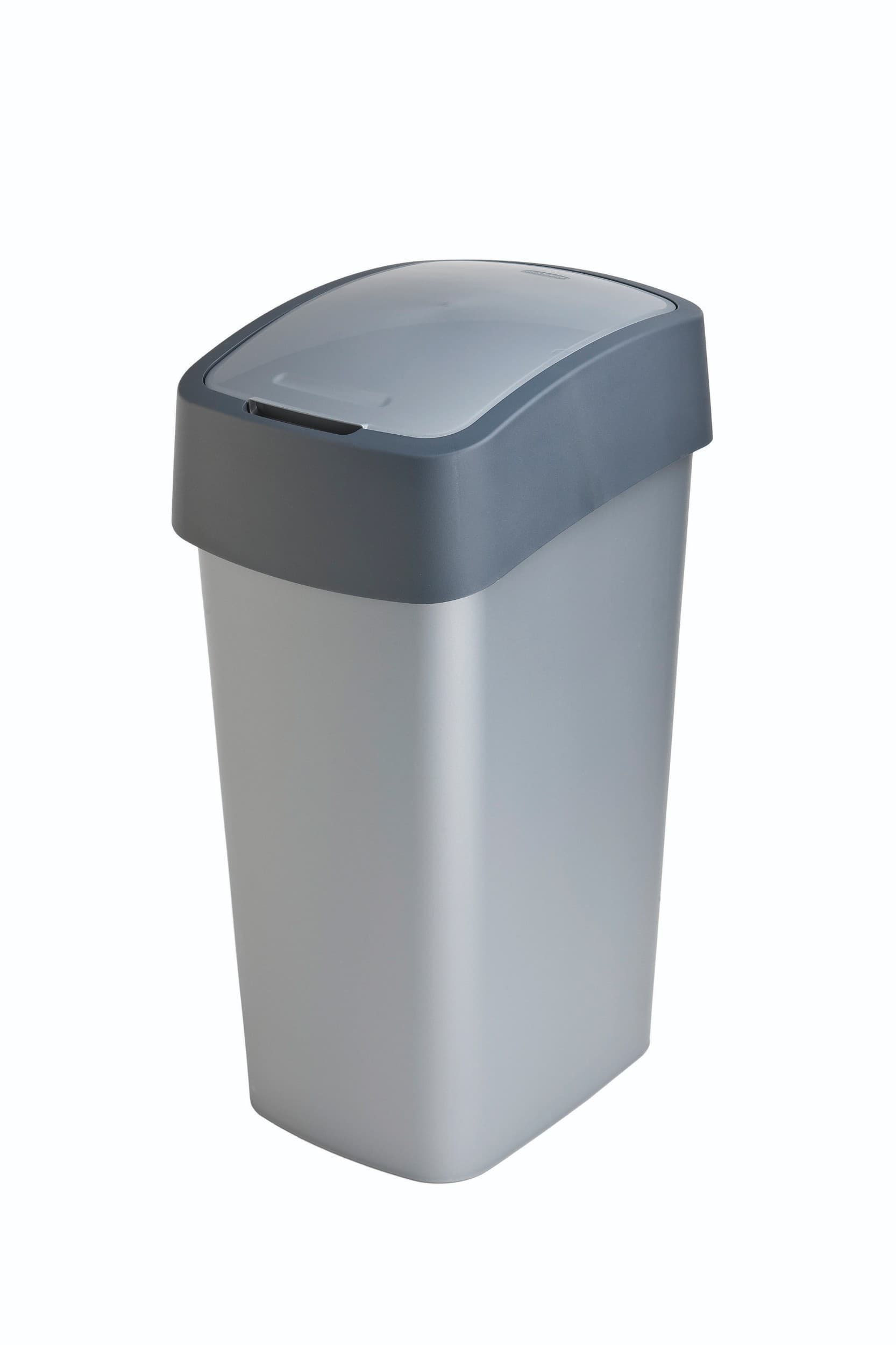 Curver Odpadkový koš FLIP BIN 50l stříbrný/šedý