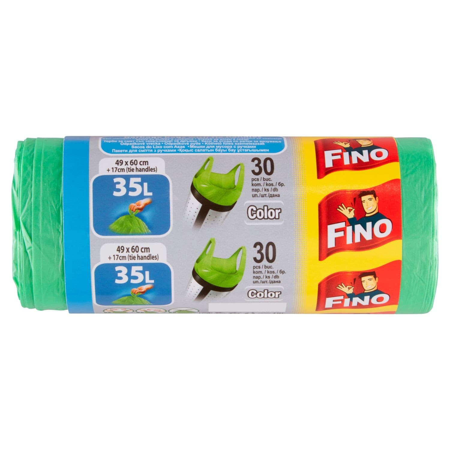 Fino Color odpadkové pytle 35l x  30ks