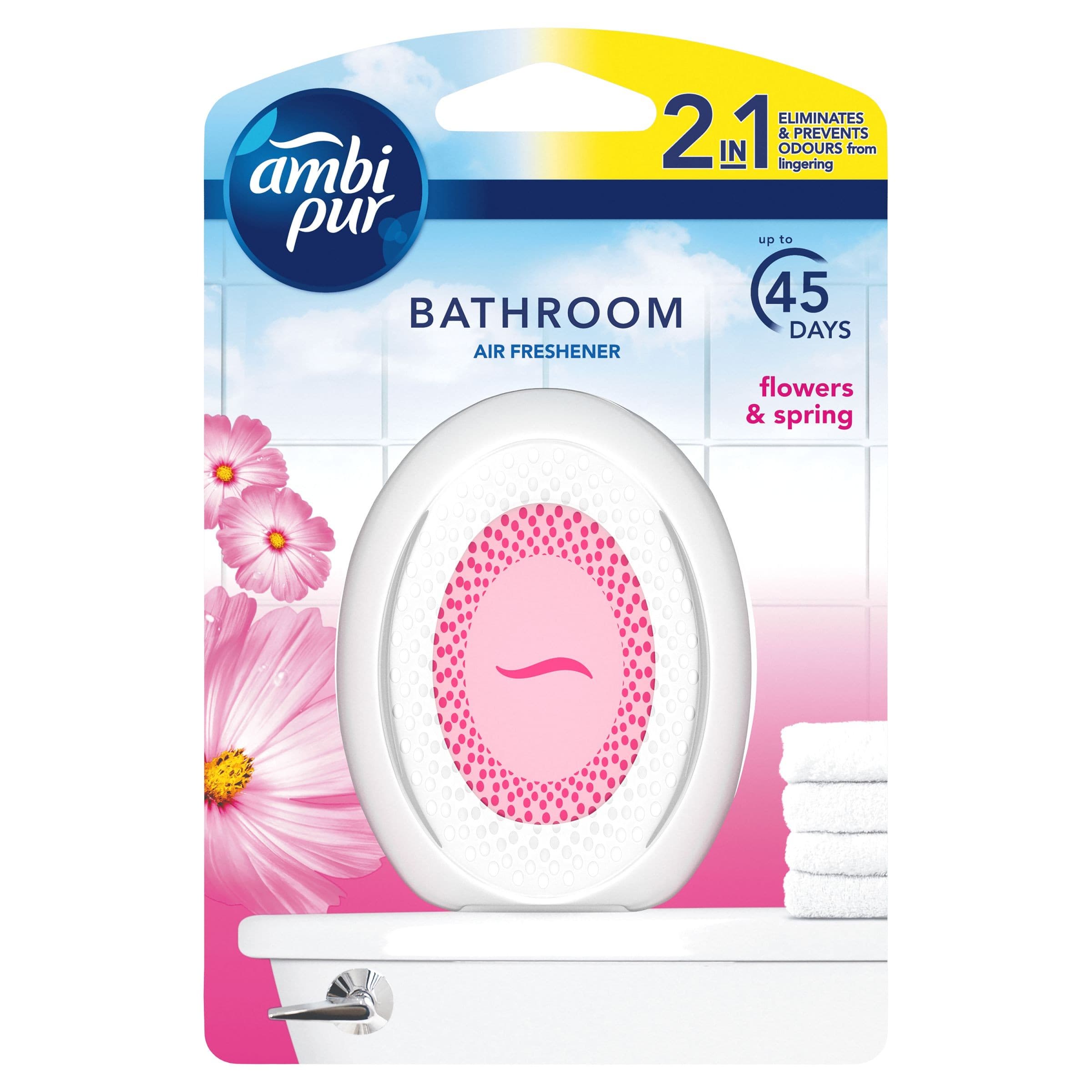 Ambi Pur Bathroom Flowers and Spring osvěžovač vzduchu 1 ks