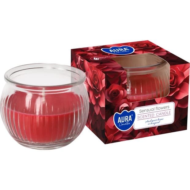 Svíčka vonná ve skle SENSUAL FLOWERS 80g