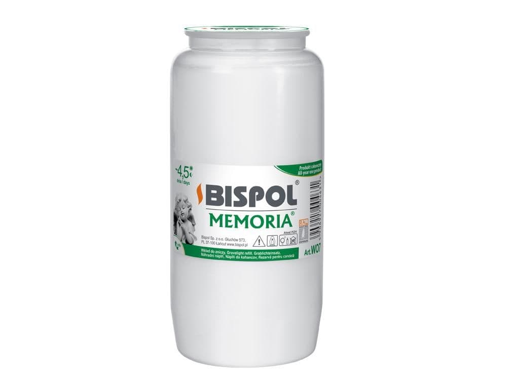 Náplň do hřbitovní lampy MEMORIA olejová 310g d6,5x14cm