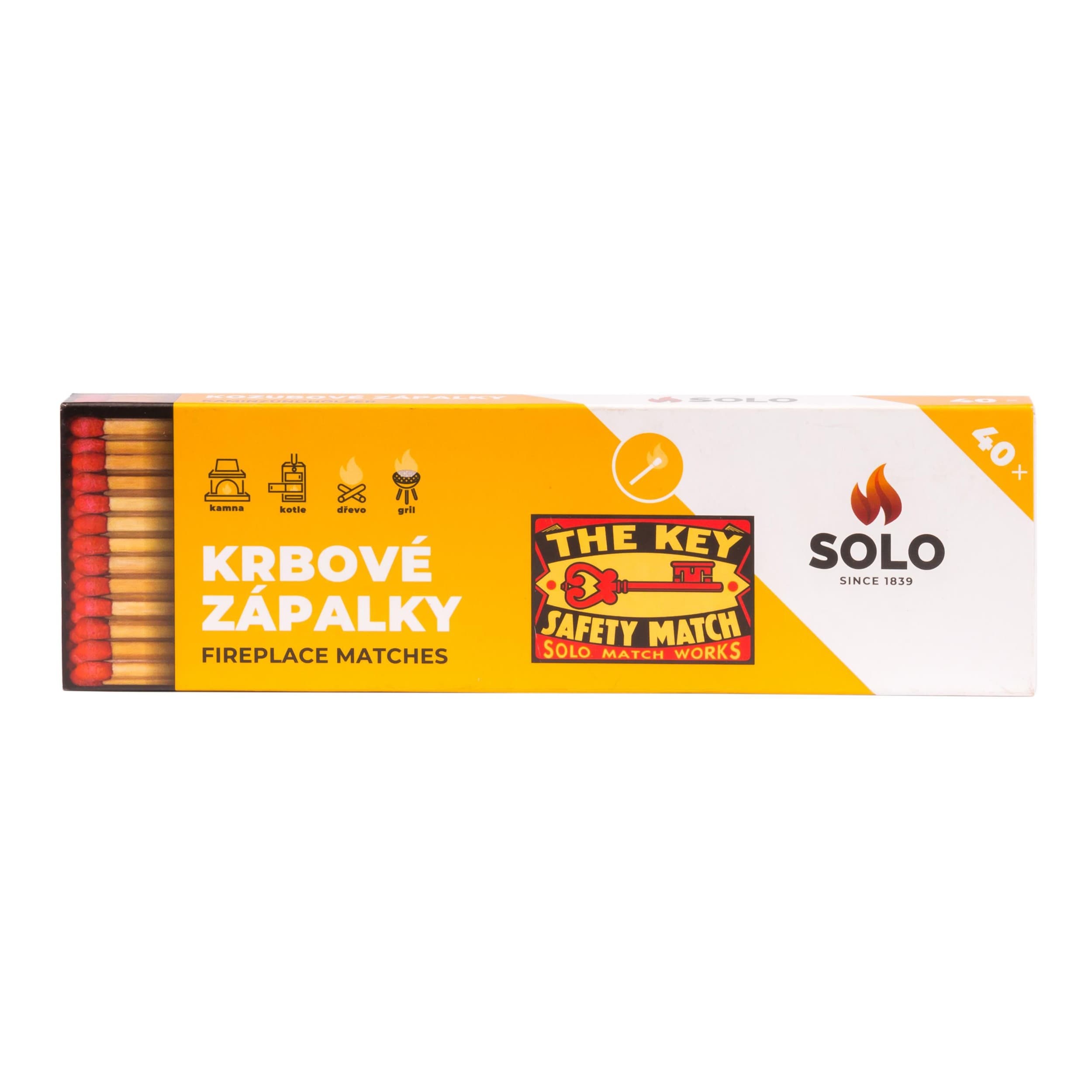 Solo Zápalky krbové 40 ks