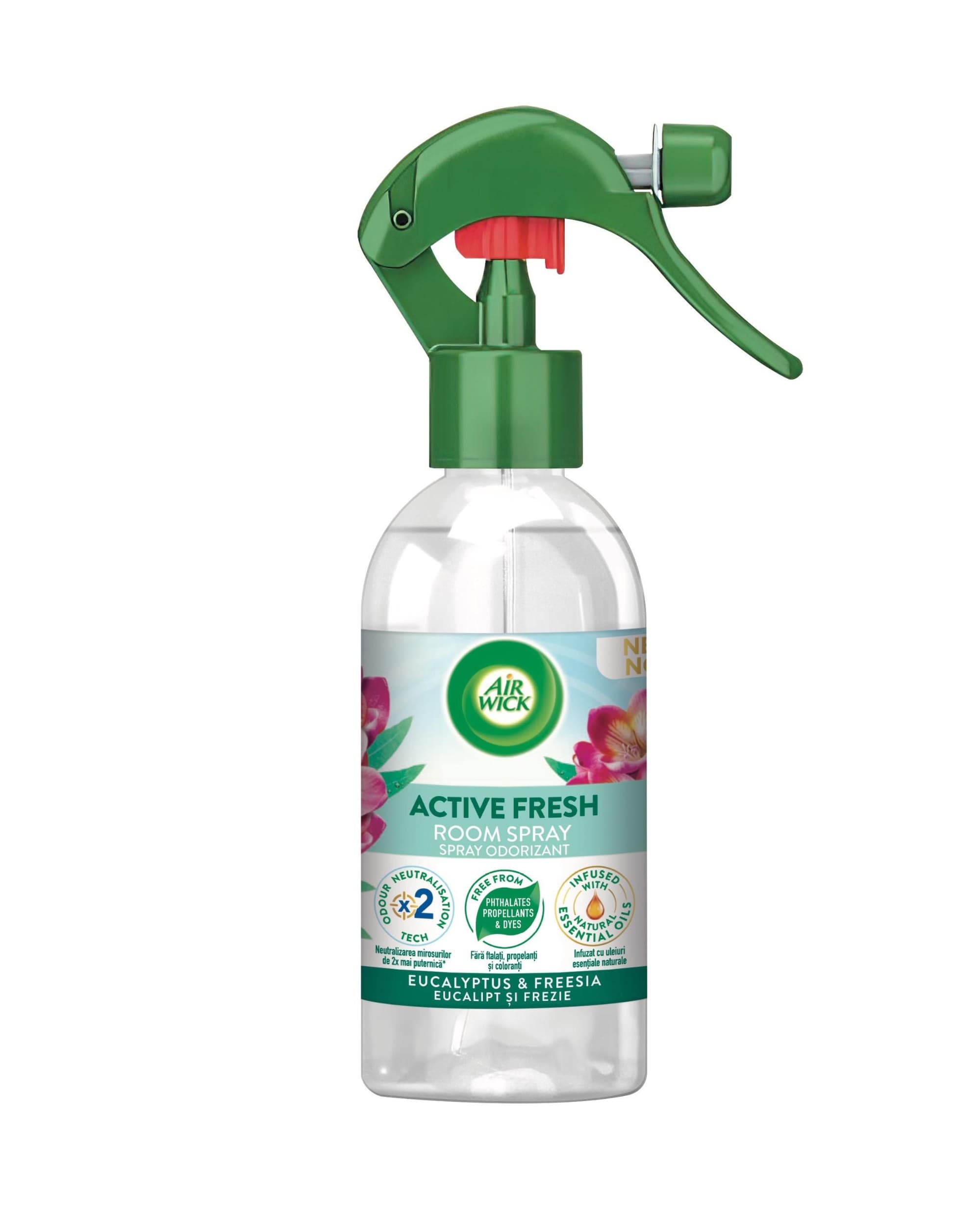 Air Wick Active Fresh osvěžovač vzduchu ve spreji - Eucalyptus 237 ml