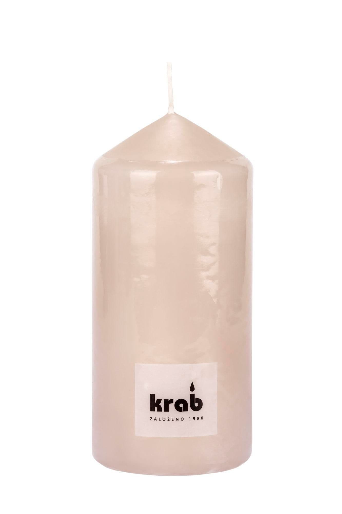 Svíčka válec 70x150mm taupe