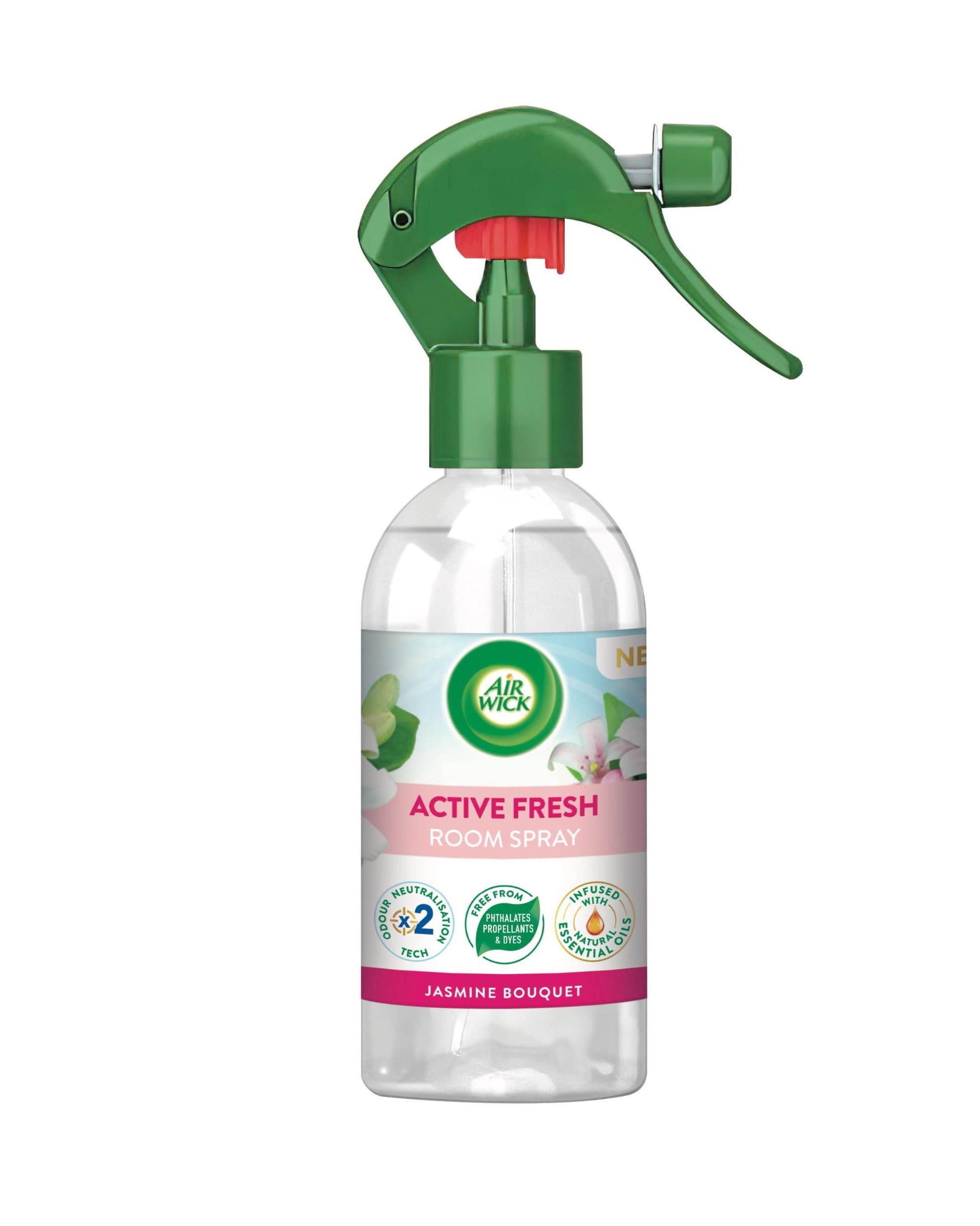 Air Wick Active Fresh osvěžovač vzduchu ve spreji - Jasmínové květy 237 ml