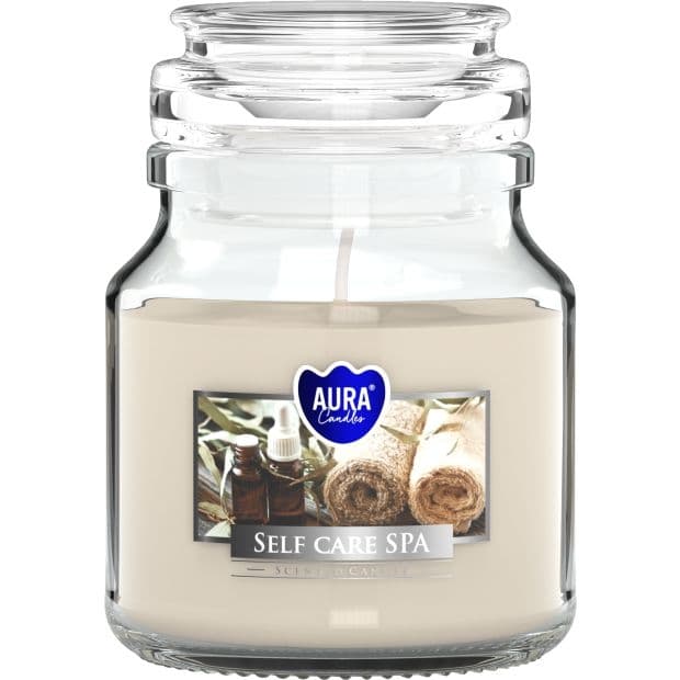 Svíčka vonná ve skle s víčkem  Self care spa 120g