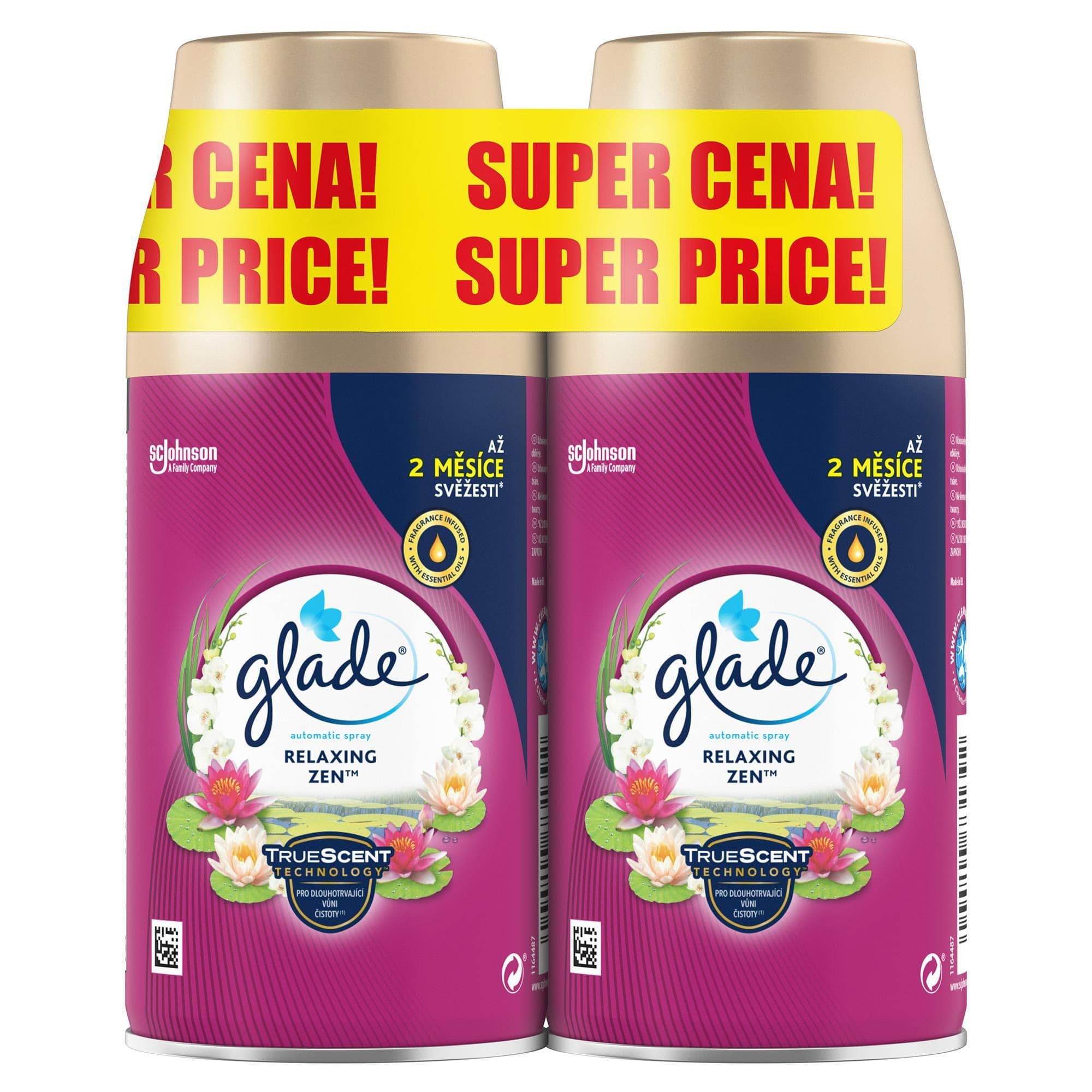 Glade Automatic Relaxing Zen duonáplň 2x269 ml