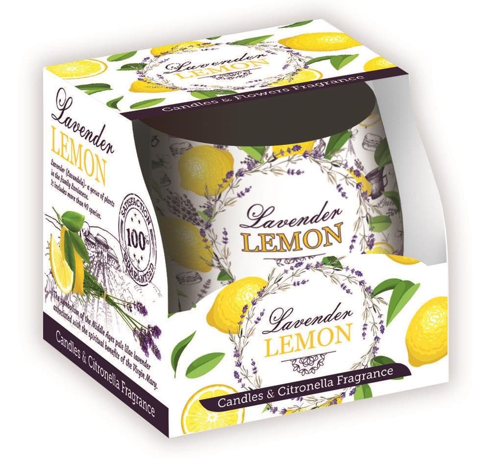 Kozák Svíčka vonná ve skle Lavender Lemon 100g