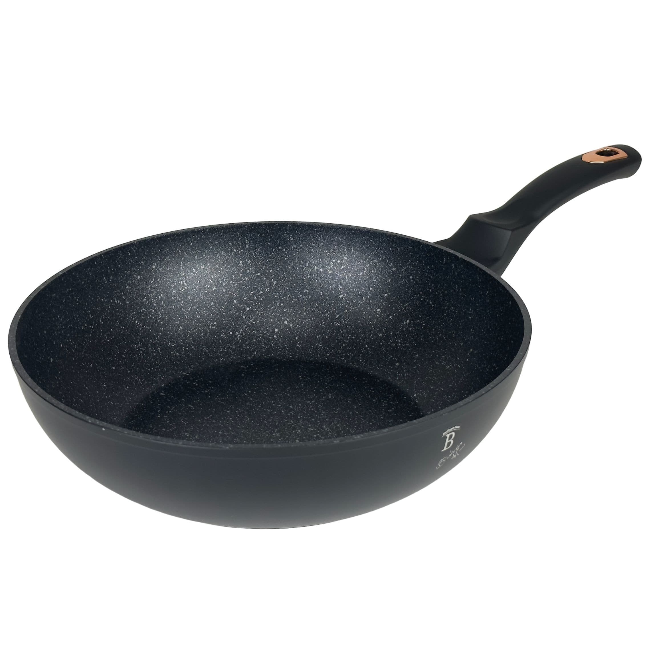 Perlacasa Pánev Wok s mramorovým povrchem 28 cm