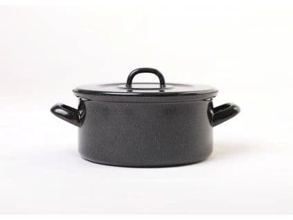 BERYL Kastrol s poklicí 16 cm 1,4L černý