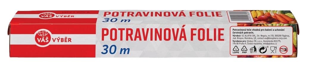 Váš Výběr Potravinová folie 30m
