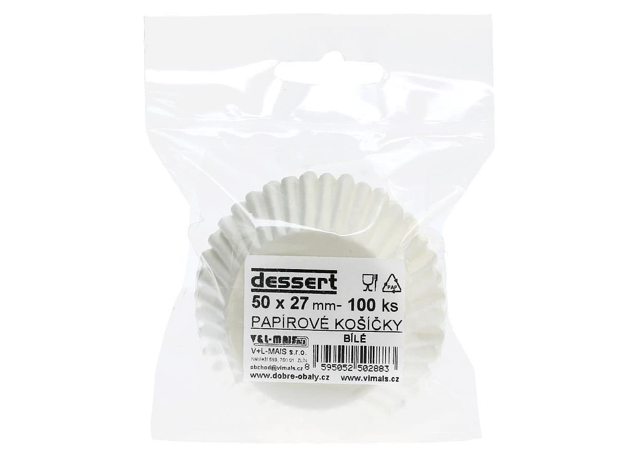 V+L Mais Papírový košíček 50 x 27 mm 100 ks