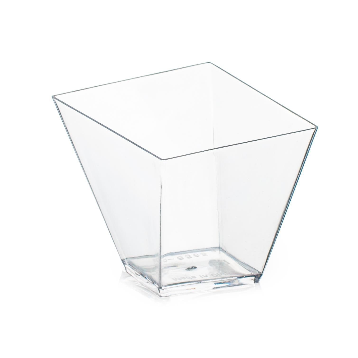 Pohárek na panna cottu 6 ks 100 ml plast 6,5x6x6,8