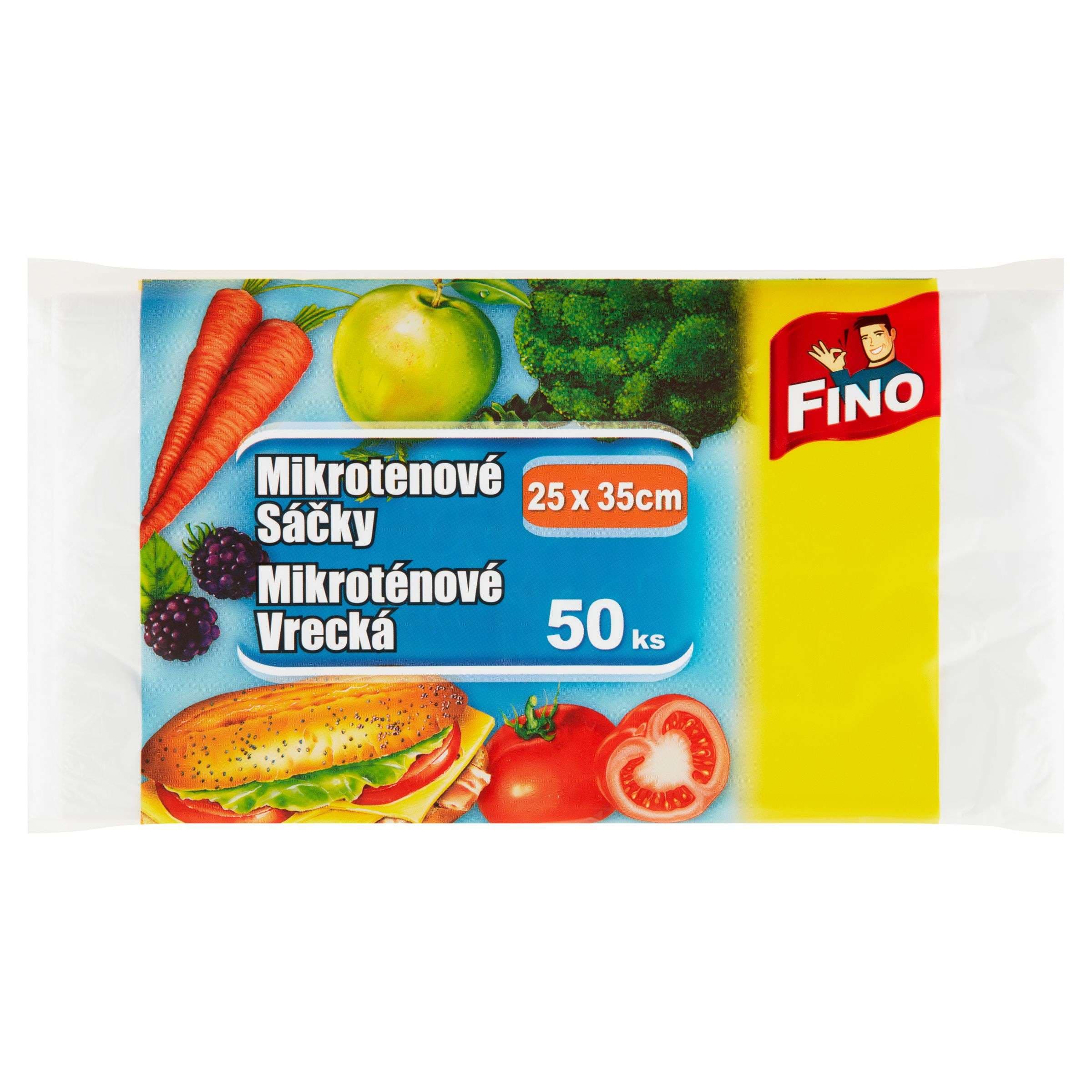 Sáčky mikroténové Fino 25x35cm 50ks