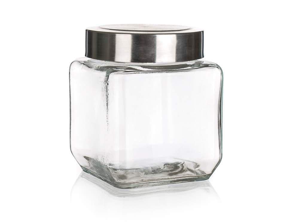 Banquet Dóza skleněná AKCENT 550 ml, nerez víčko