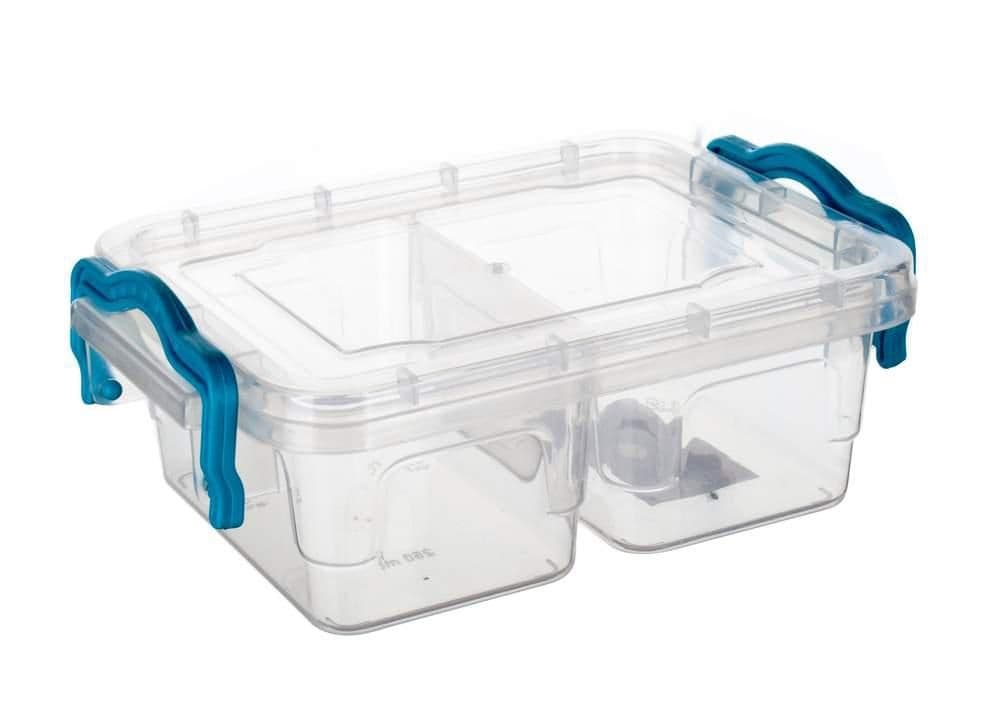 Banquet Box univerzální dělený GEMA 2x250 ml, tyrkysový