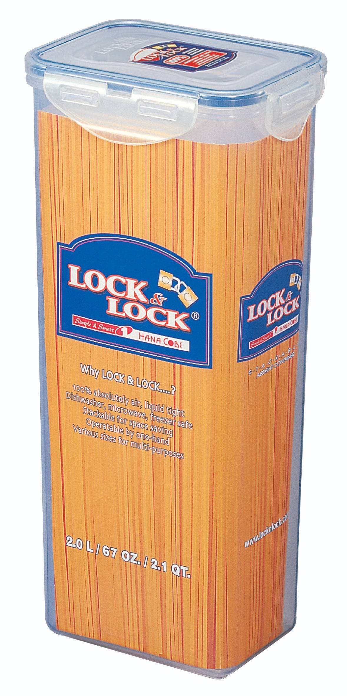 Lock Dóza na potraviny lock, objem 2 l, 9, 8 x 12, 7 x 27, 5 cm
