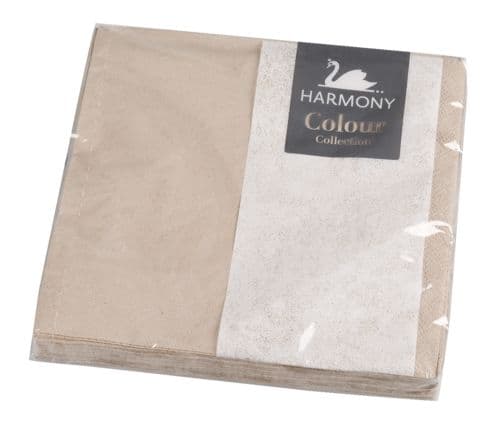 Harmony Ubrousky papírové cappuccino 3 vrstvy 30 ks