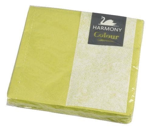 Harmony Ubrousky papírové limetková 3 vrstvy 30 ks