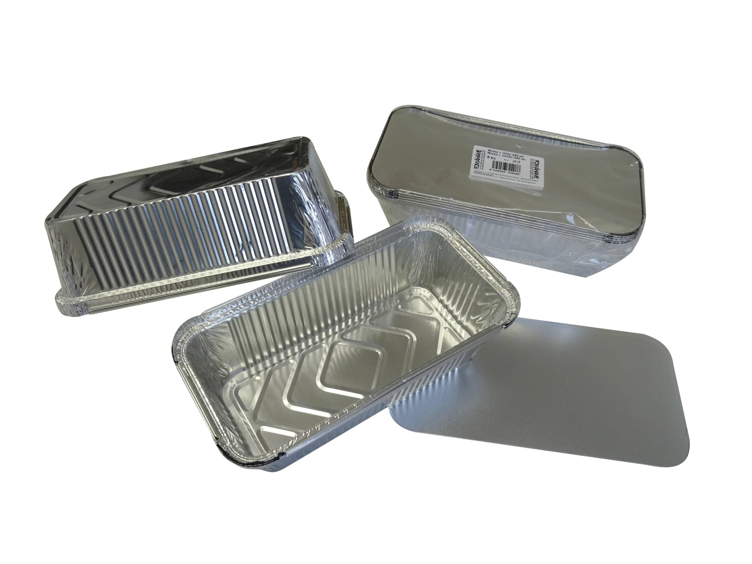 Balis Party miska ALU+víčko 940ml 5ks K10