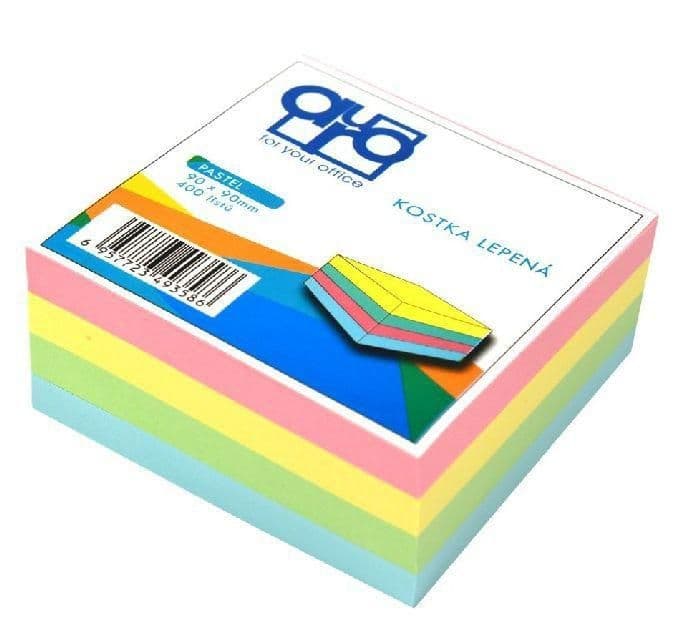 Blok špalíček 400 listů lepený PASTEL