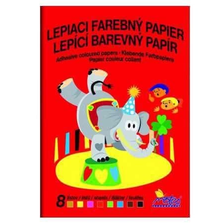 Notes Papíry barevné lepící A4 8 barev