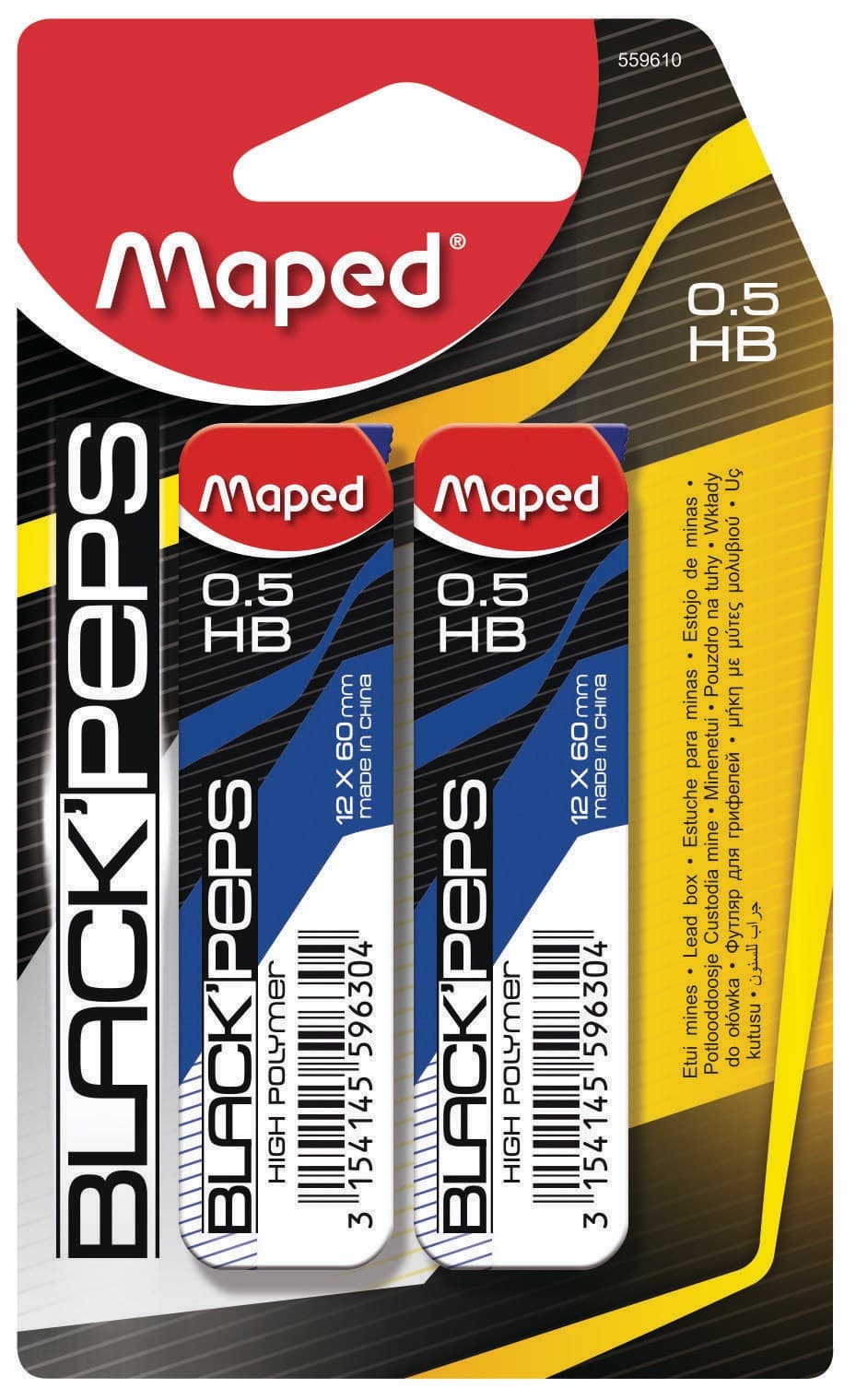 Maped Tuhy HB 0,5 mm 24 ks