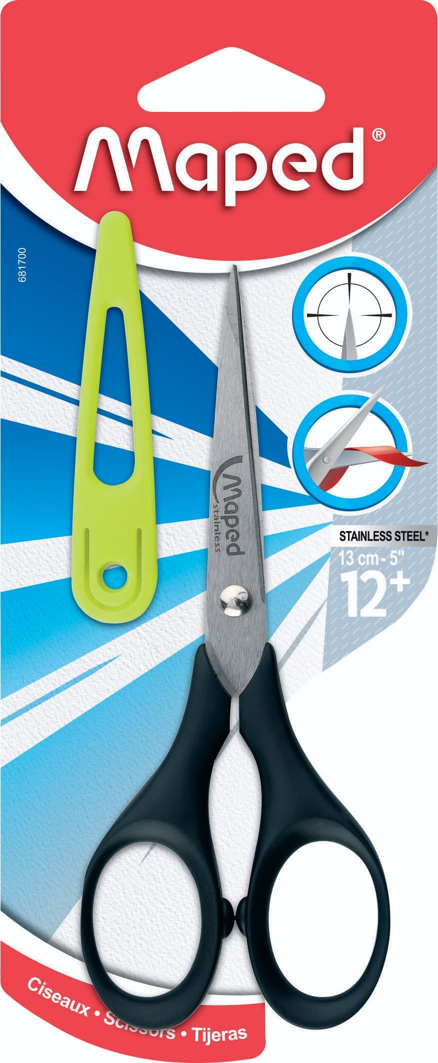 NŮŽKY MAPED 13 CM   ŠPIČATÉ + POUZDRO