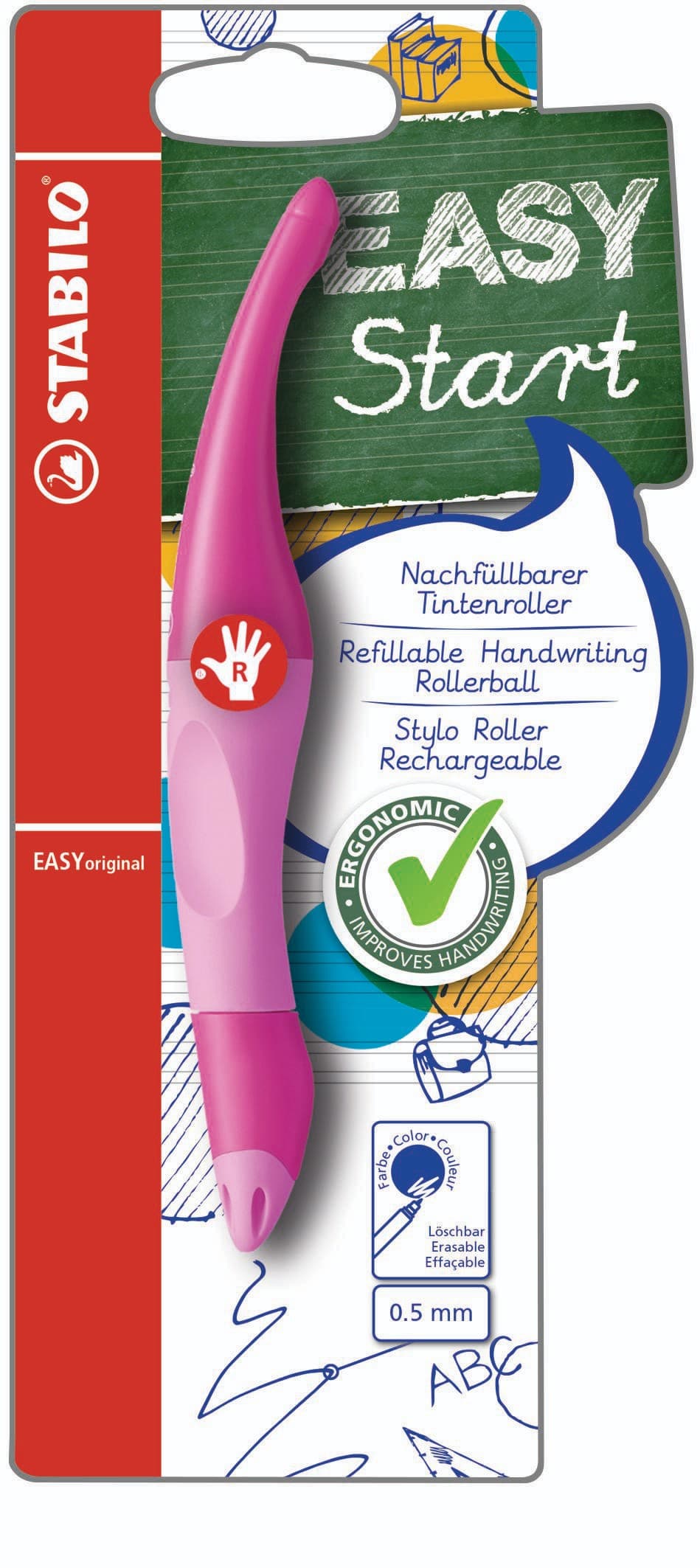 STABILO EASYoriginal ergonomický roller pro praváky, různé barvy