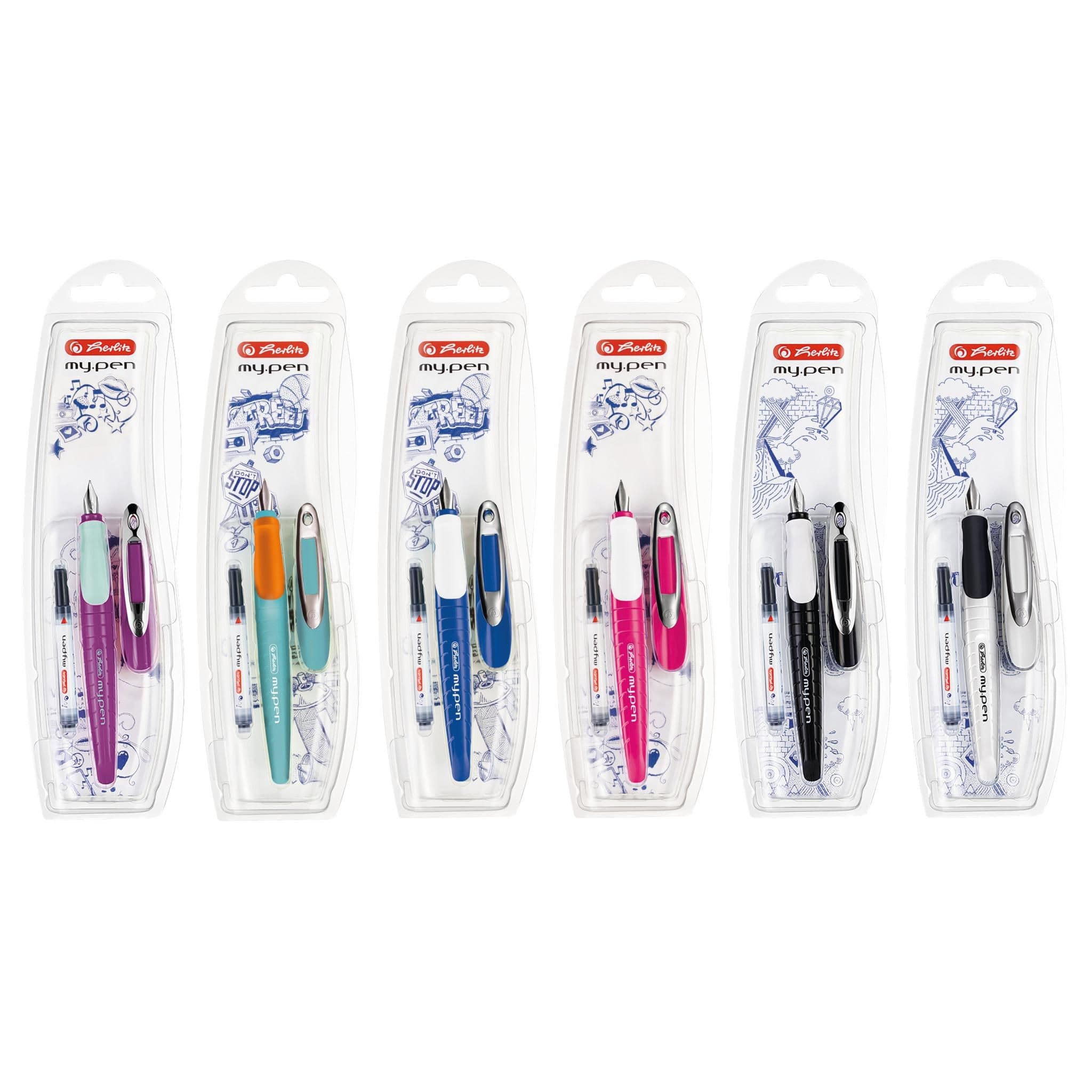 Herlitz Bombičkové pero my.pen, hrot M, mix barev