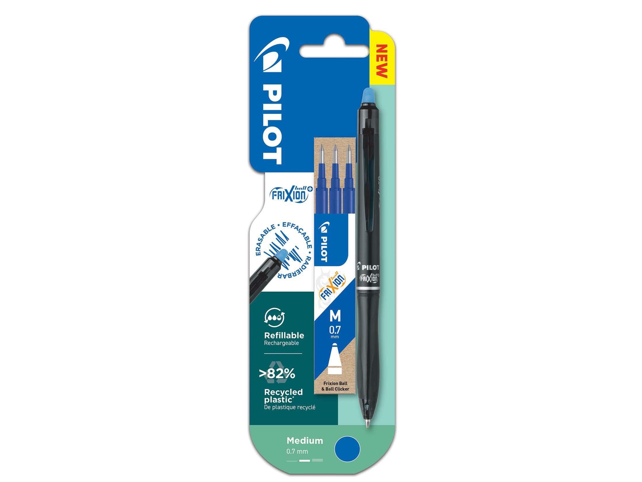 Pilot Roller FriXion Ball Plus + náhradní náplně 3ks
