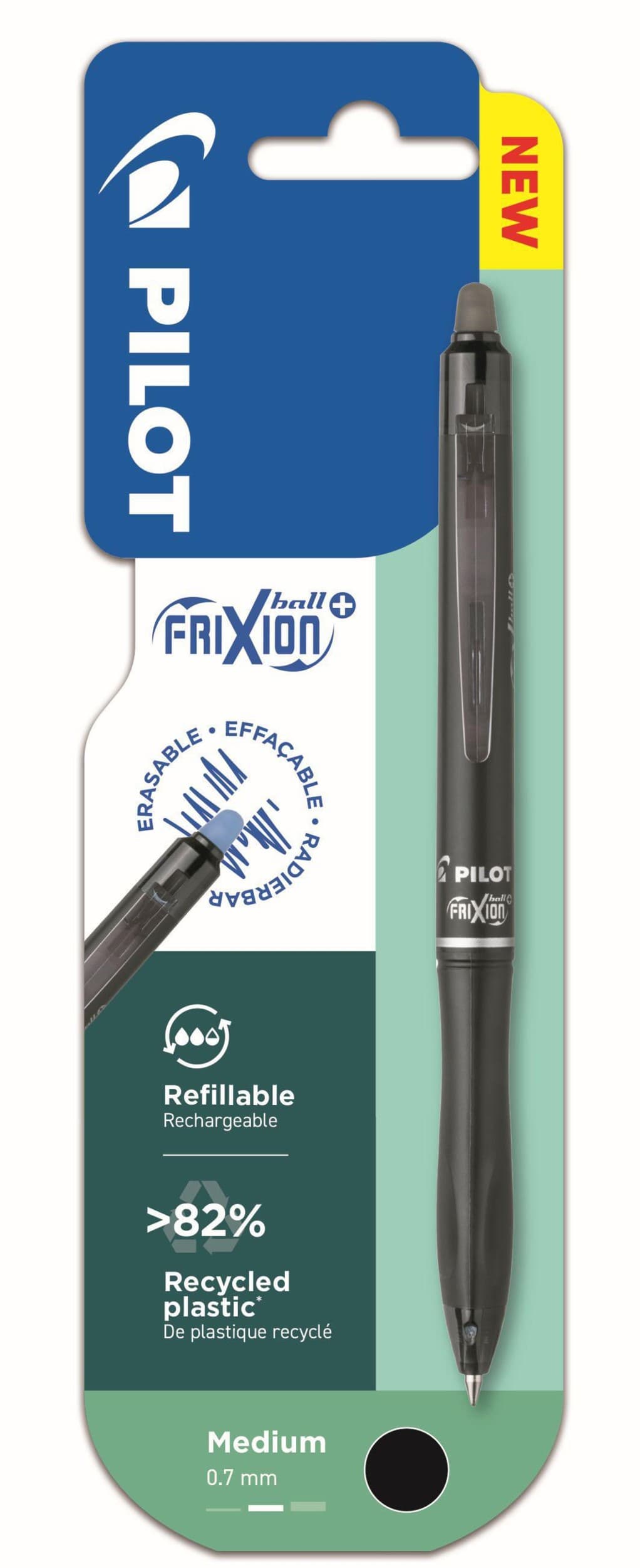 Pilot Roller FriXion Ball Plus 0.7 Čer