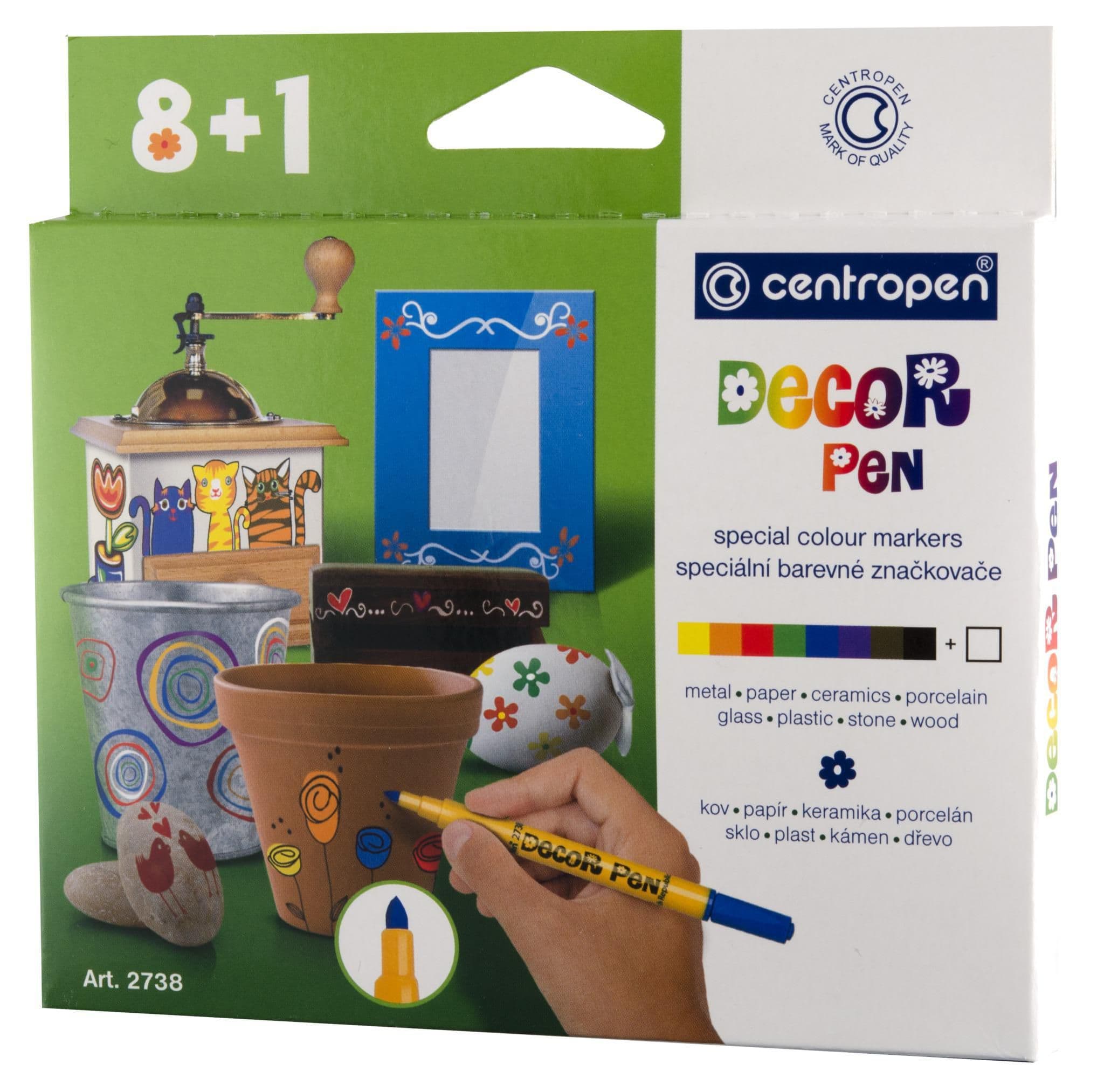 Centropen Decor pen 2738 9 ks