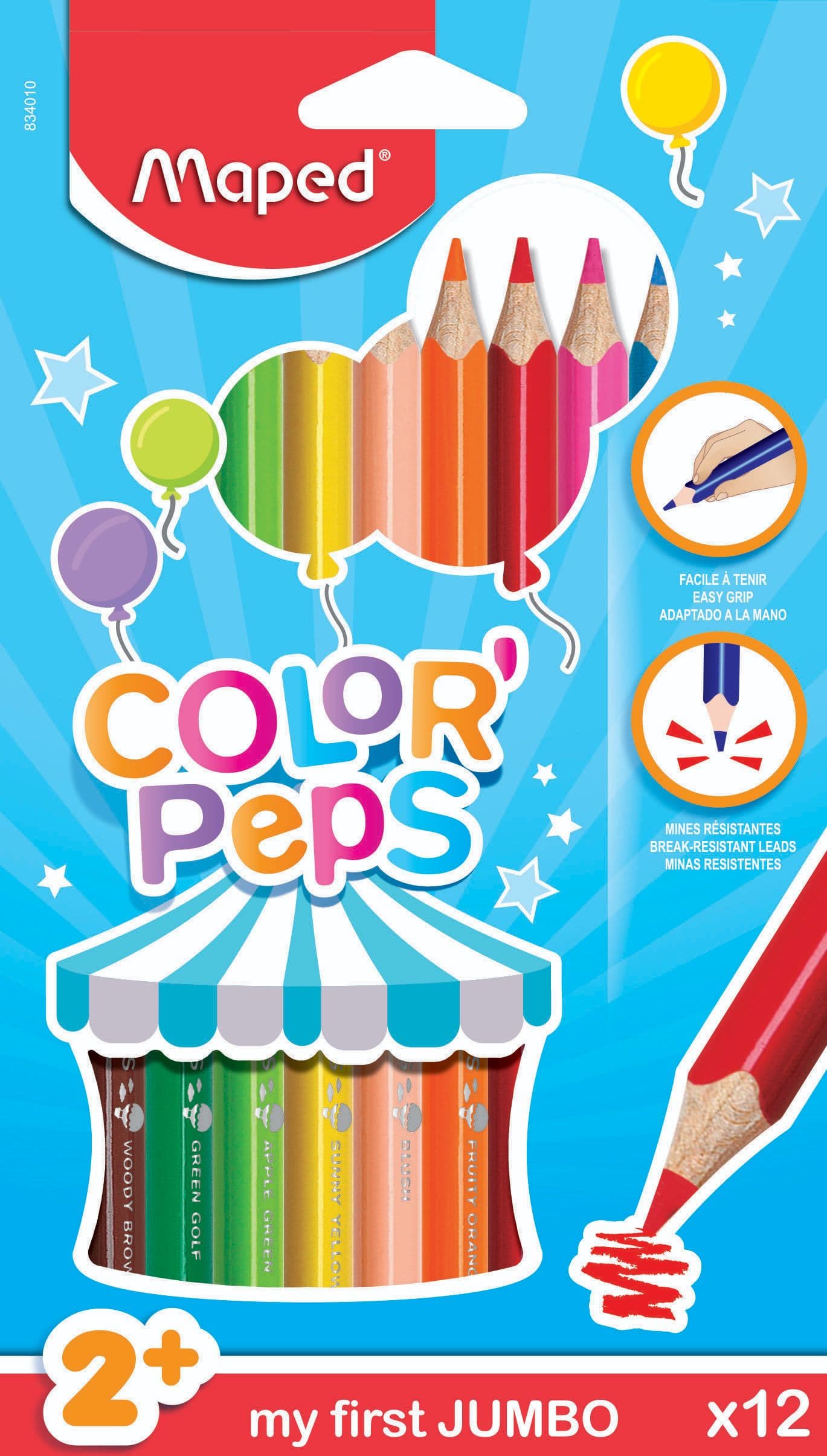 Maped Pastelky trojboké Color' Peps 4,7 mm 12 ks