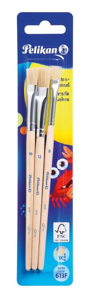 Pelikan Sada vlasových štětců řady 23, velikost 4, 6, 8 3 ks