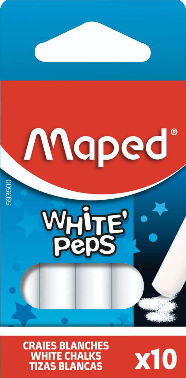 Maped Křídy bílé 10ks