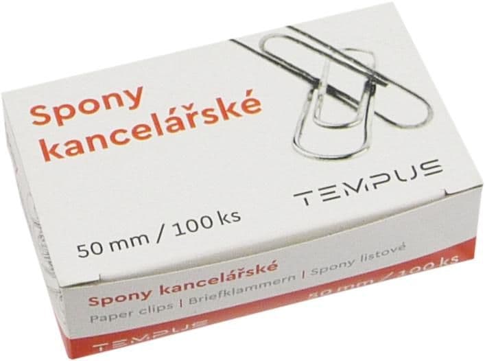 Spony kancelářské 50mm 100 kusů