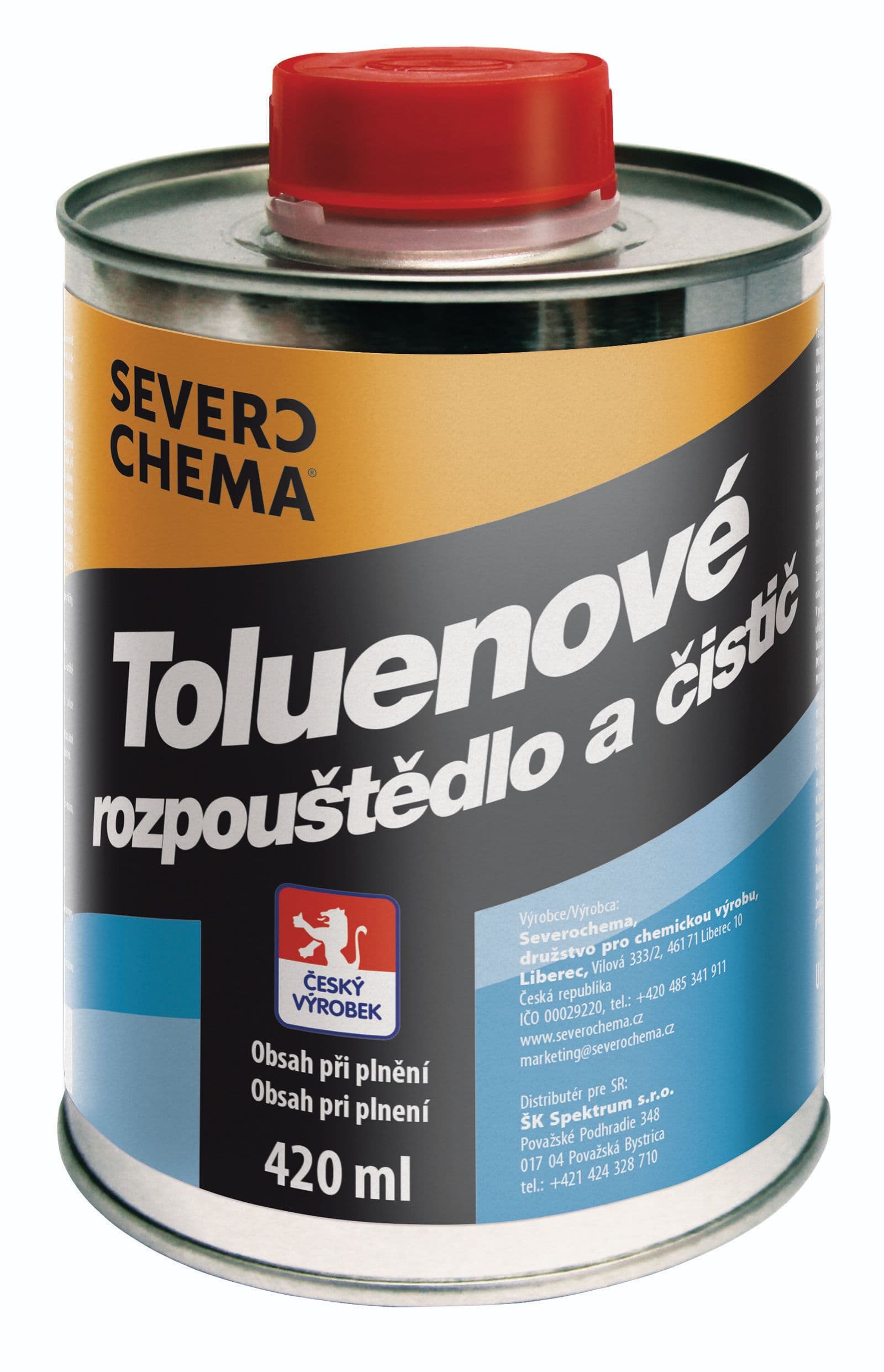Toluen Rozpouštědlo Severochema 420 ml