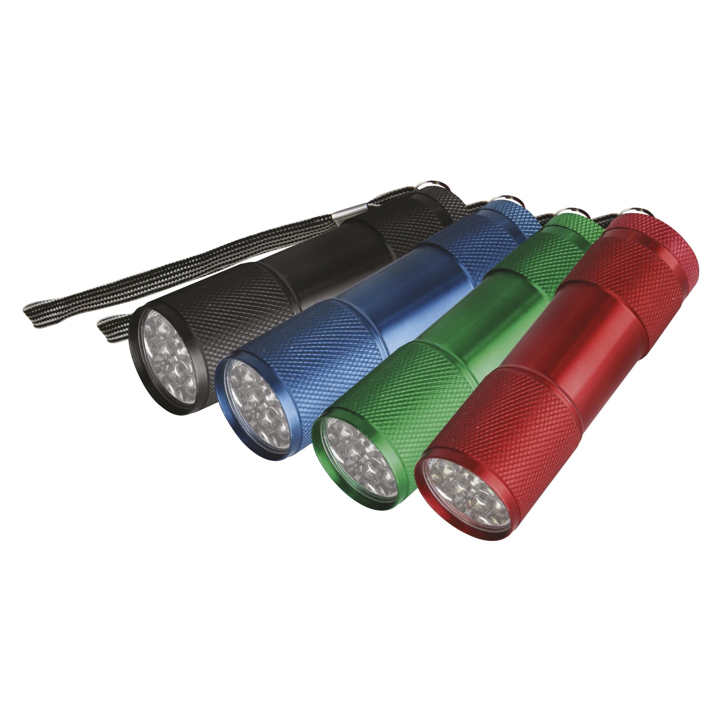 Emos LED svítilna  kovová, 9x LED, na 3x AAA
