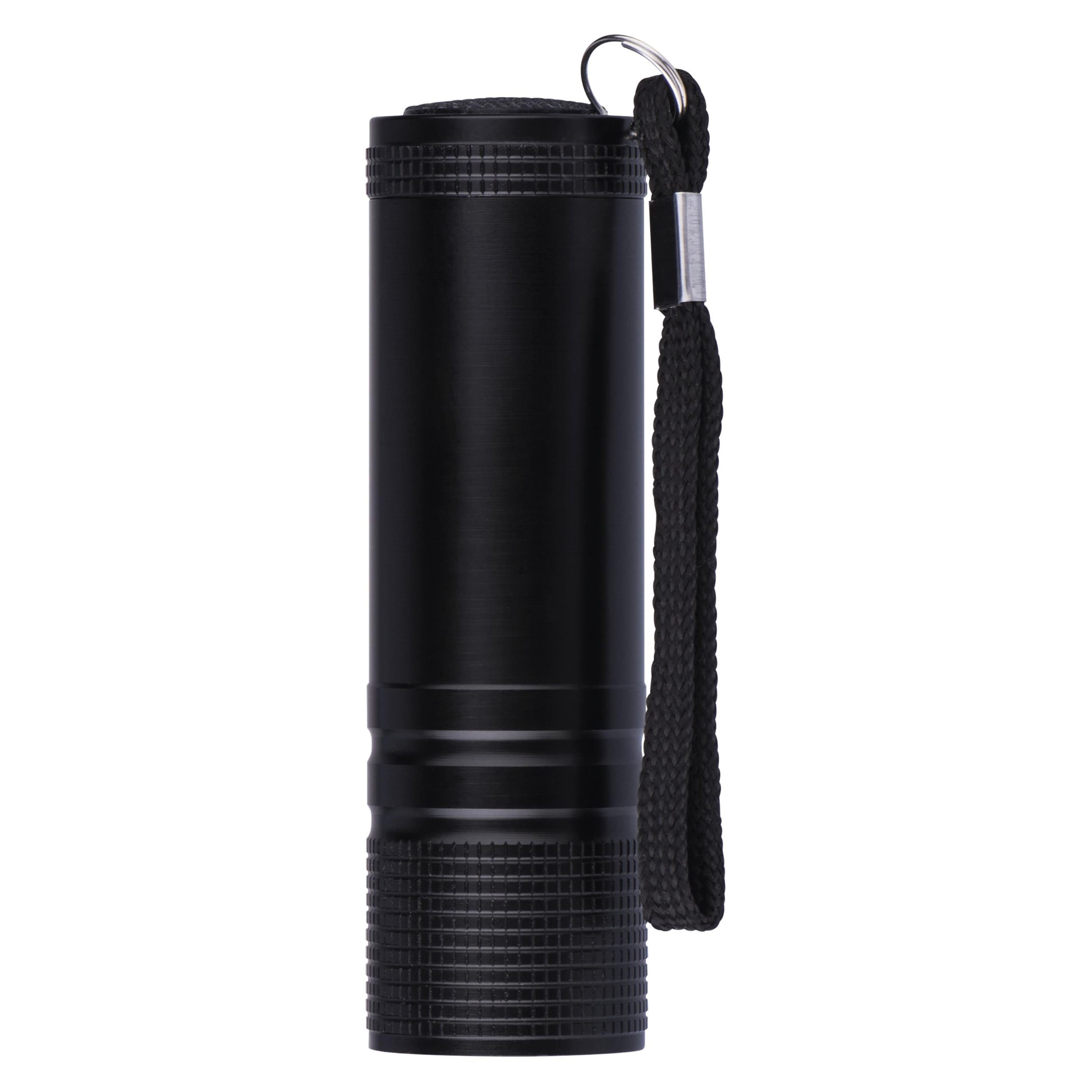 Emos LED svítilna kovová, 3W COB LED, na 3x AAA černá