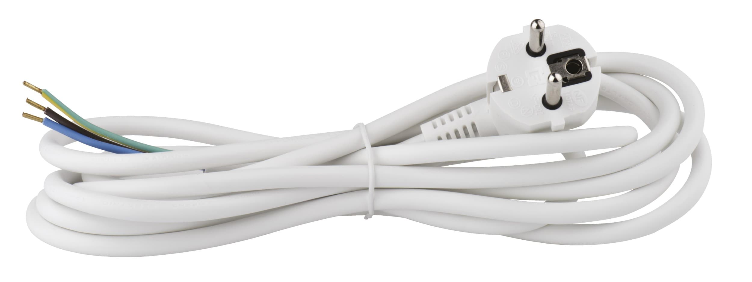 Flexo šňůra bílá PVC 3 x 1,0 mm 3 m