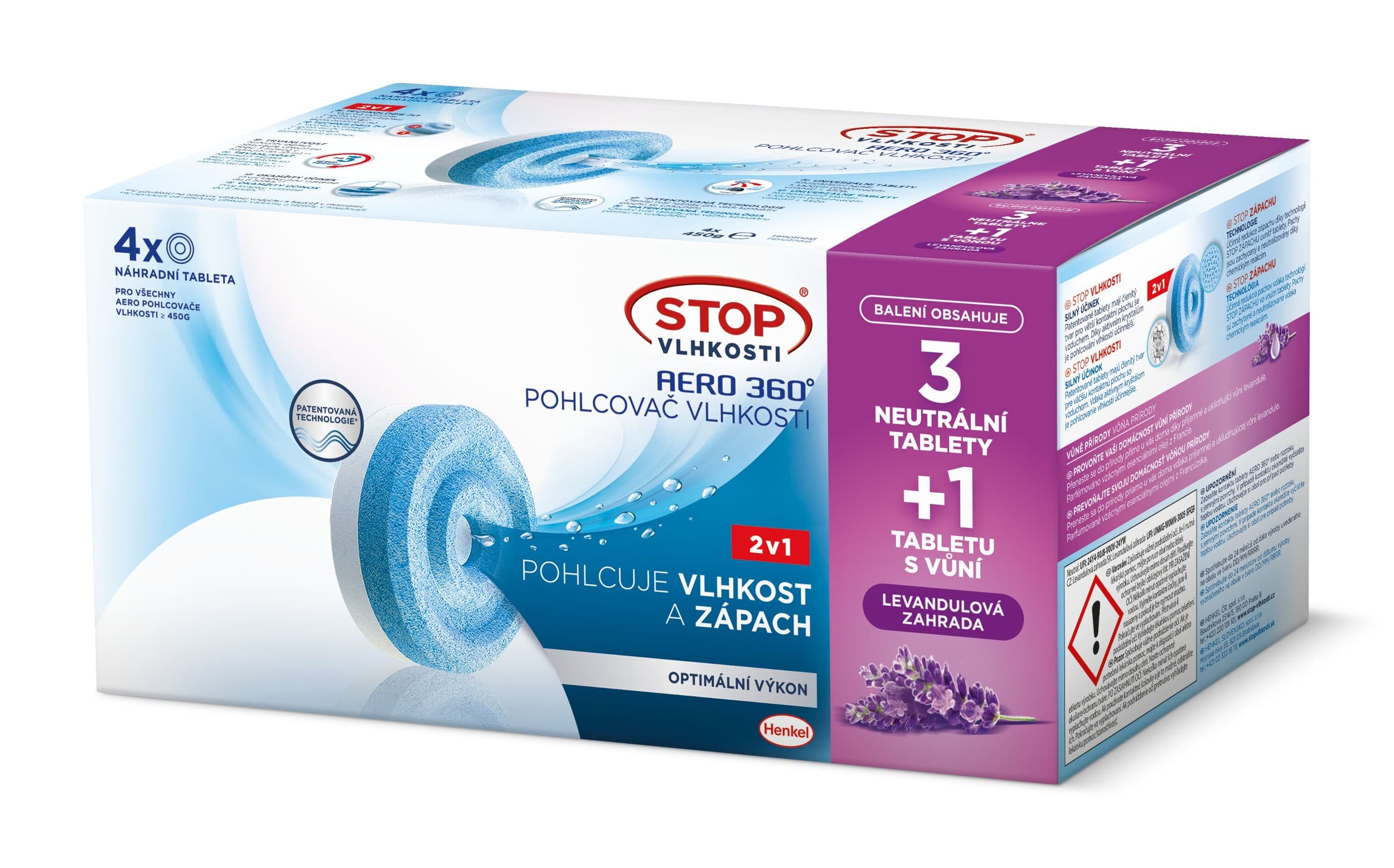 Ceresit Aero 360° Relaxační levandule 3+1 ZDARMA