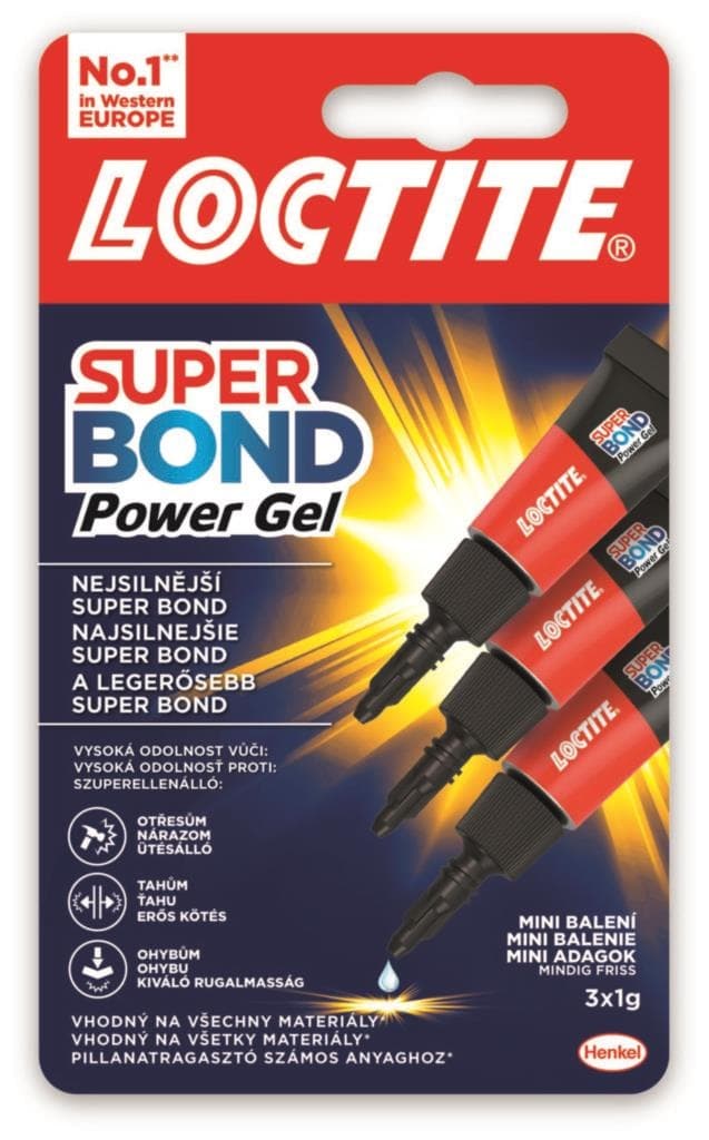 Loctite Super Bond Power Gel Mini Trio