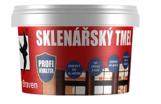 Sklenářský tmel 0,5 kg