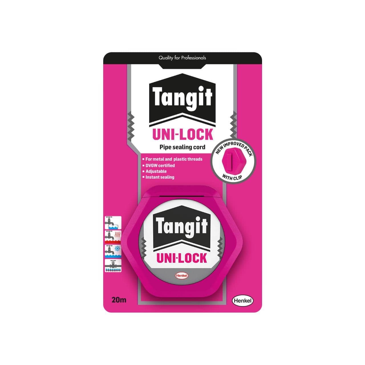 Tangit Uni-Lock vlákno těsnící 20m