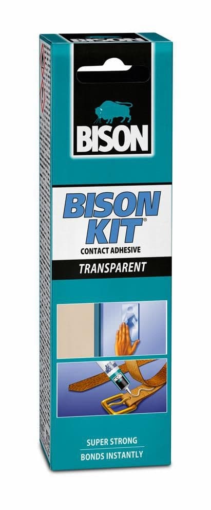Bison KIT Transparent kontaktní lepidlo 55ml
