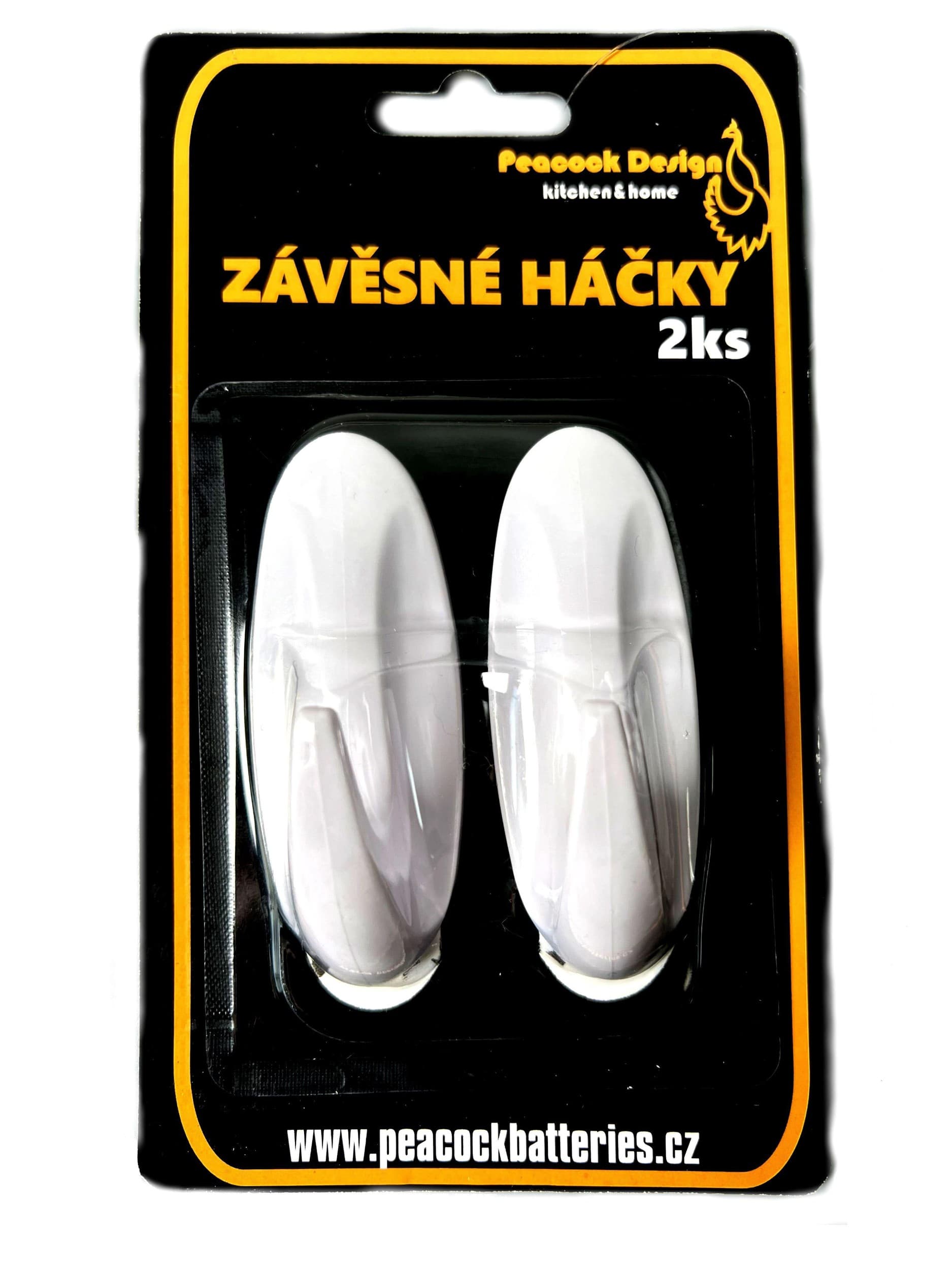 Peacock Batteries Závěsné háčky 2ks