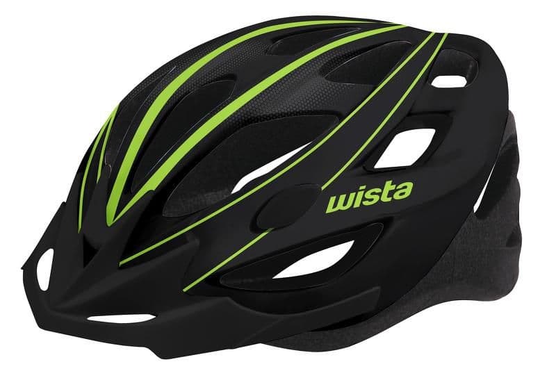 Wista Cyklistická přilba HardShell černá-zelená L/XL