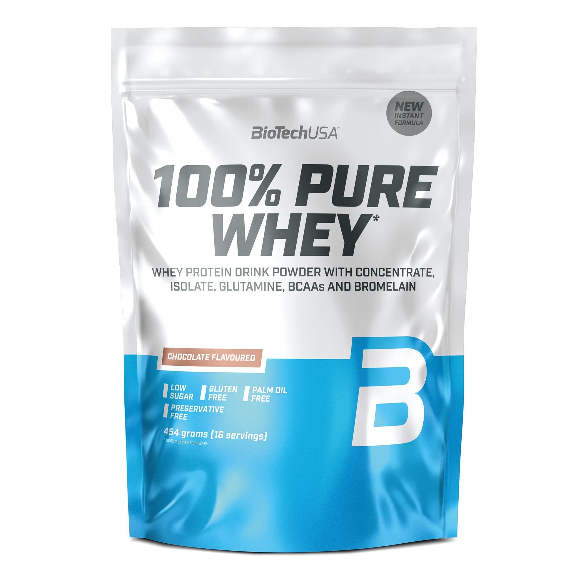 BioTechUSA 100% Pure Whey, čokoláda 454 g