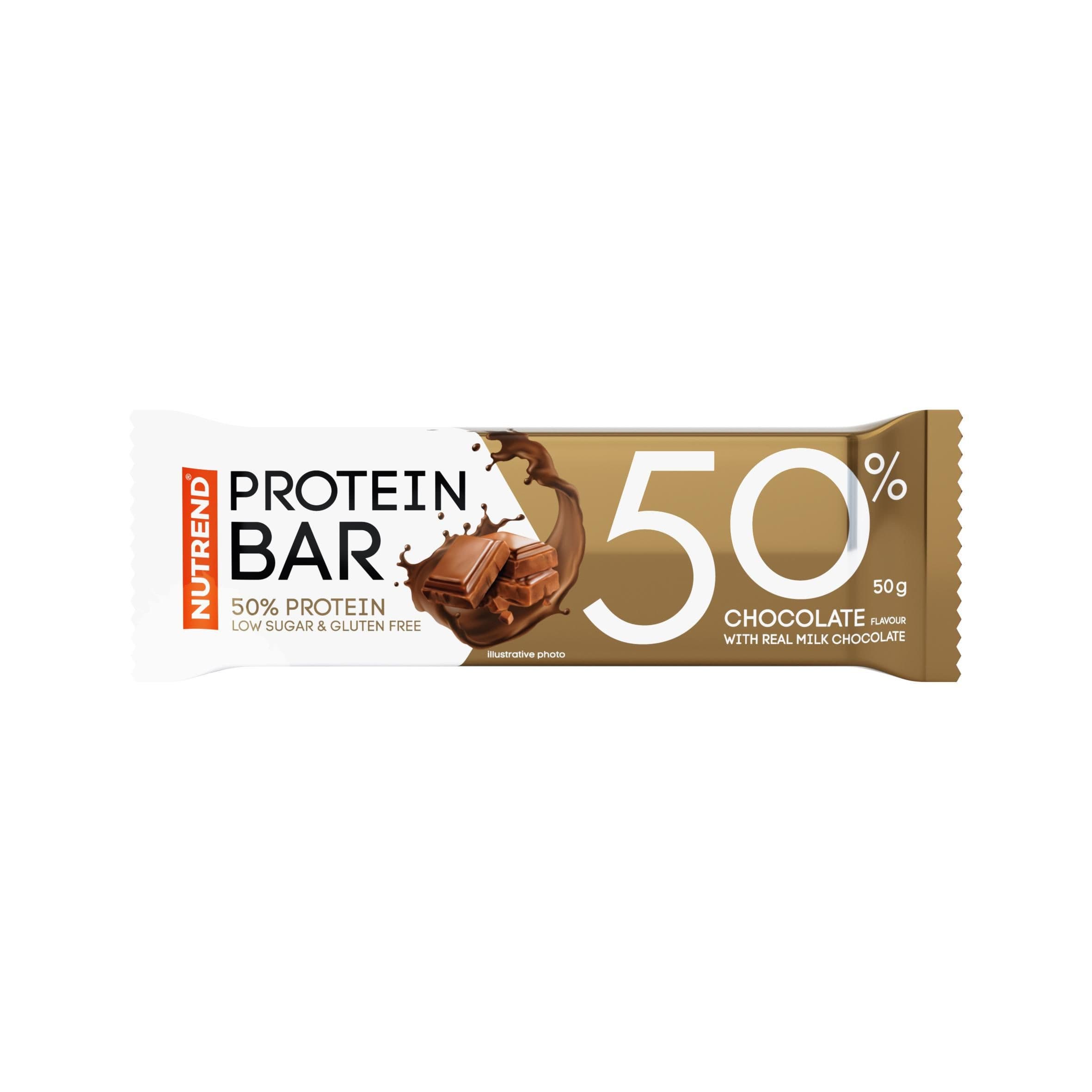 Nutrend PROTEIN 50 BAR čokoláda 50g